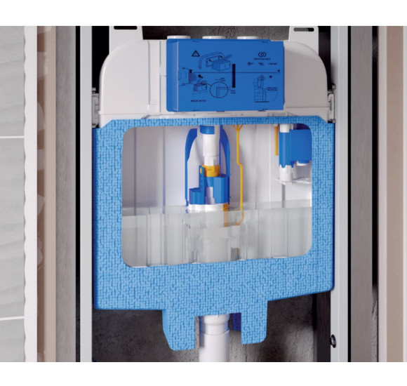 Ideal Standard PROSYS 120 Potinkinis WC rėmas su Oleas M2 baltu nuleidimo mygtuku