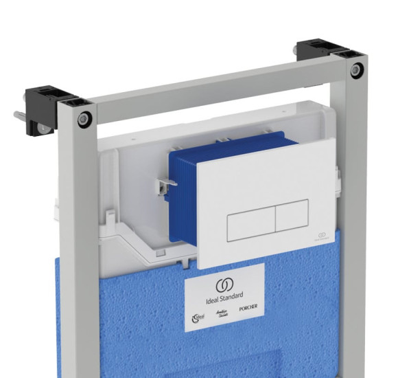 Ideal Standard PROSYS 120 Potinkinis WC rėmas su Oleas M2 baltu nuleidimo mygtuku
