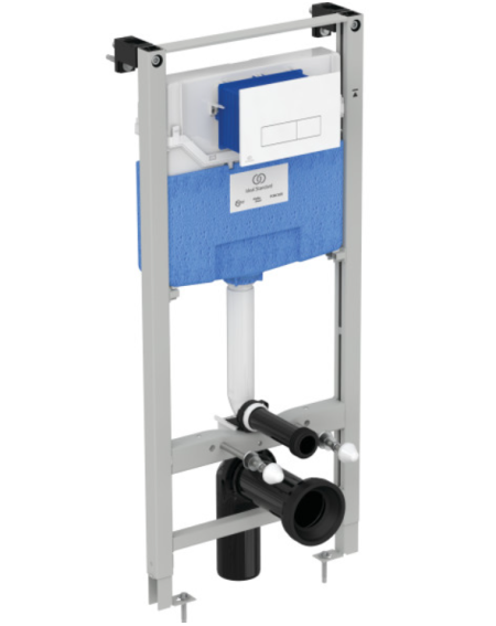 Ideal Standard PROSYS 120 Potinkinis WC rėmas su Oleas M2 baltu nuleidimo mygtuku
