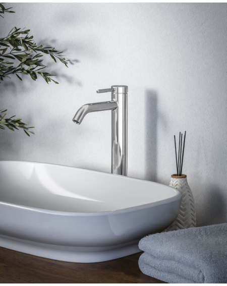 Ideal Standard CERALINE Nuovo H240 maišytuvas praustuvui be dugno vožtuvo, BlueStart