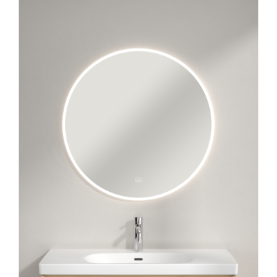Villeroy&Boch More to See Lite+ apvalus veidrodis su LED apšvietimu, 85cm