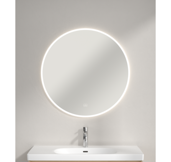 Villeroy&Boch More to See Lite+ apvalus veidrodis su LED apšvietimu, 85cm