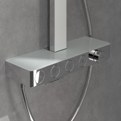 Villeroy&Boch Infinity Showers virštinkinė termostatinė vonios/dušo sistema su kriokline srove