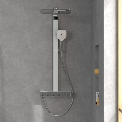 Villeroy&Boch Infinity Showers virštinkinė termostatinė vonios/dušo sistema su kriokline srove