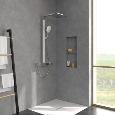 Villeroy&Boch Infinity Showers virštinkinė termostatinė vonios/dušo sistema su kriokline srove