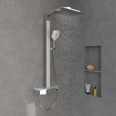 Villeroy&Boch Infinity Showers virštinkinė termostatinė vonios/dušo sistema su kriokline srove