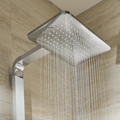 Villeroy&Boch Infinity Showers virštinkinė termostatinė vonios/dušo sistema su kriokline srove