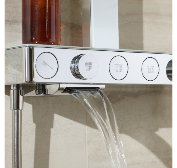Villeroy&Boch Infinity Showers virštinkinė termostatinė vonios/dušo sistema su kriokline srove