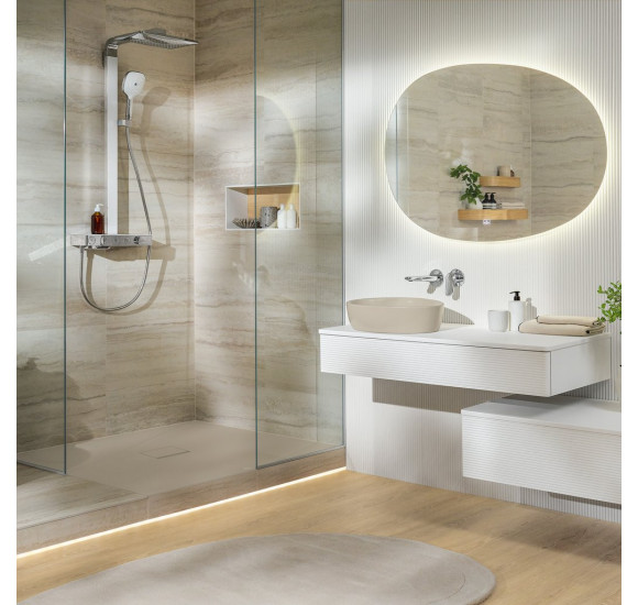 Villeroy&Boch Infinity Showers virštinkinė termostatinė vonios/dušo sistema su kriokline srove