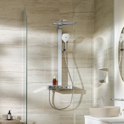 Villeroy&Boch Infinity Showers virštinkinė termostatinė vonios/dušo sistema su kriokline srove
