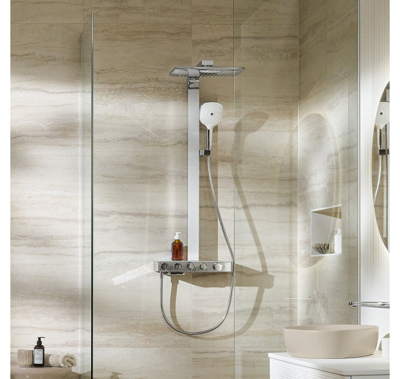 Villeroy&Boch Infinity Showers virštinkinė termostatinė vonios/dušo sistema su kriokline srove