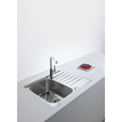 IŠPARDAVIMAS. Franke AGX 211-62 G nerūdijančio plieno plautuvė, SlimTop (integruotas ekscentrinis ventilis)