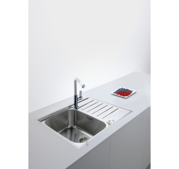 IŠPARDAVIMAS. Franke AGX 211-62 G nerūdijančio plieno plautuvė, SlimTop (integruotas ekscentrinis ventilis)