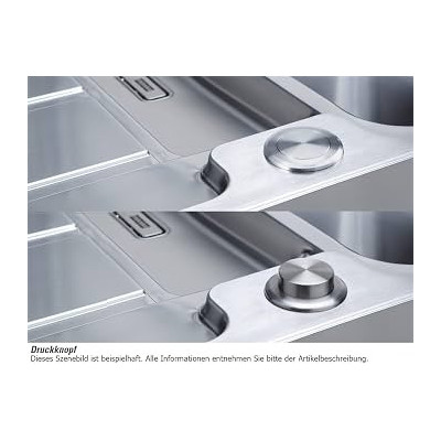 IŠPARDAVIMAS. Franke AGX 211-62 G nerūdijančio plieno plautuvė, SlimTop (integruotas ekscentrinis ventilis)