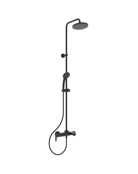 Ideal Standard Cerafine O vonios/dušo sistema juoda matinė , 20 cm apvali dušo galva