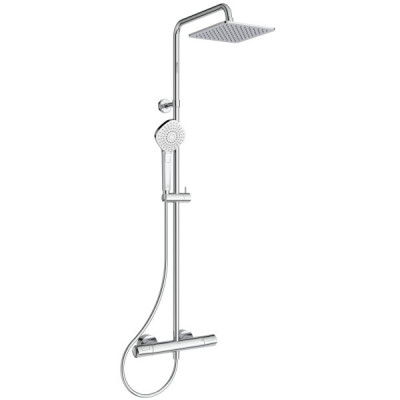 Ideal Standard CERATHERM T100 termostatinė dušo sistema, chromo spalvos