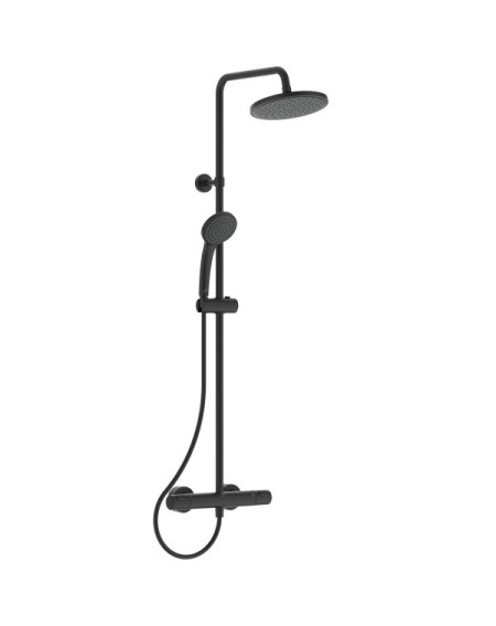 Ideal Standard CERATHERM T25 (A7545XG) termostatinė dušo sistema, juodos matinės spalvos