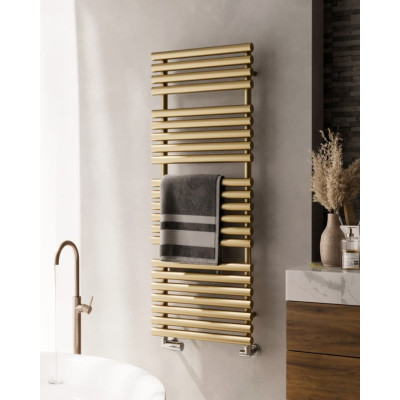 Terma Rolo Towel rankšluosčių džiovintuvas, 108x52 cm, žalvario spalvos