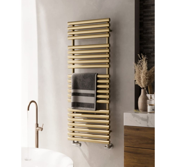 Terma Rolo Towel rankšluosčių džiovintuvas, 108x52 cm, žalvario spalvos