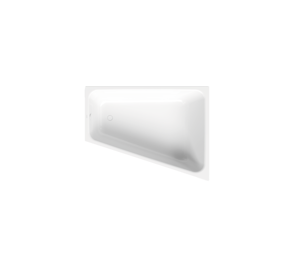 Bette Space L asimetiška plieninė vonia 1700x1300, pasirenkama pusė