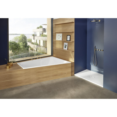 Bette Space L asimetiška plieninė vonia 1700x1300, pasirenkama pusė