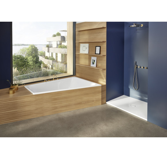 Bette Space L asimetiška plieninė vonia 1700x1300, pasirenkama pusė