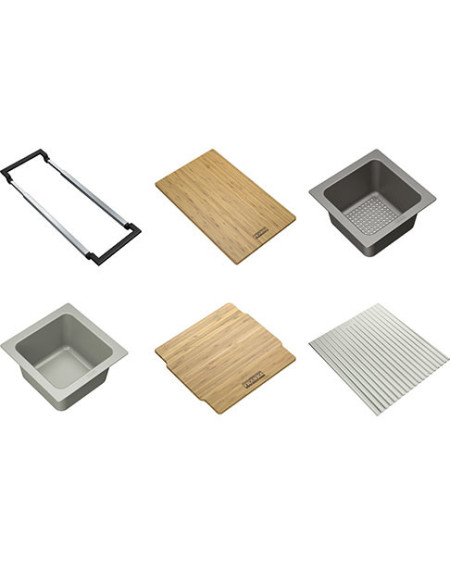 Franke 6 dalių All-in-one rinkinys plautuvei