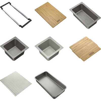 Franke 8 dalių All-in-one rinkinys plautuvei