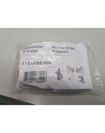 Franke plautuvės tvirtinimo detalės