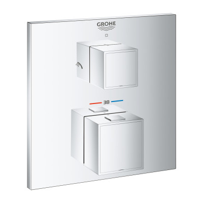 IŠPARDAVIMAS. Grohe Grohtherm Cube potinkinis termostatinis maišytuvas, 2 krypčių išbėgimas
