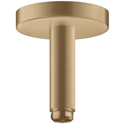 IŠPARDAVIMAS. Hansgrohe Axor dušo galvos laikiklis iš lubų, 10cm aukščio, šlifuotos bronzos sp.