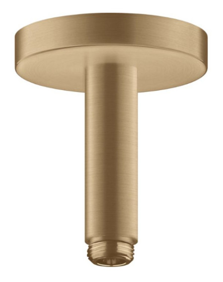 IŠPARDAVIMAS. Hansgrohe Axor dušo galvos laikiklis iš lubų, 10cm aukščio, šlifuotos bronzos sp.