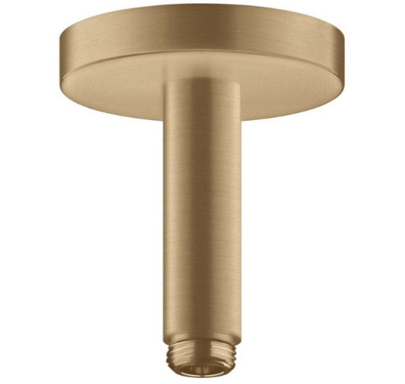 IŠPARDAVIMAS. Hansgrohe Axor dušo galvos laikiklis iš lubų, 10cm aukščio, šlifuotos bronzos sp.