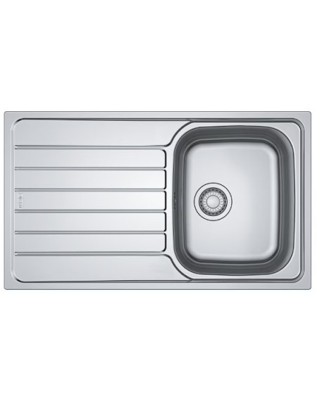 Franke SKX 611-86 nerūdijančio plieno plautuvė, ekscentrinis ventilis
