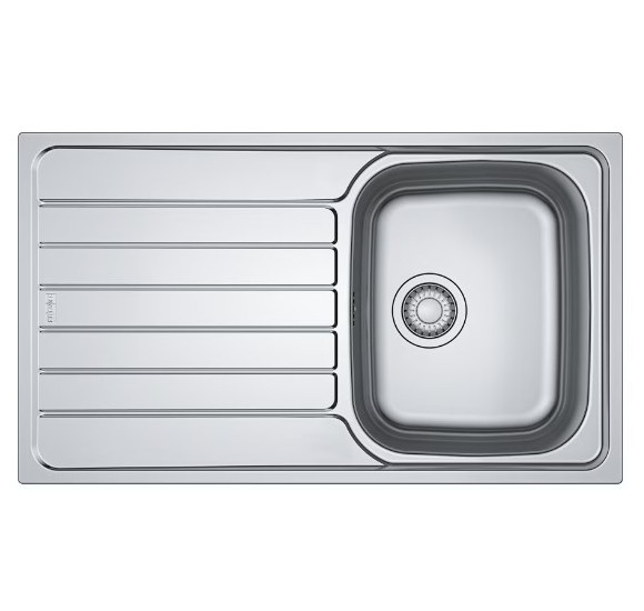 Franke SKX 611-86 nerūdijančio plieno plautuvė, ekscentrinis ventilis