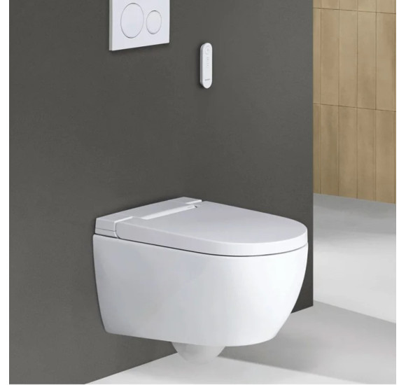Geberit AquaClean Alba WC puodas su apiplovimo funkcija ir "Soft Close" dangčiu
