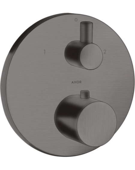 IŠPARDAVIMAS. Axor Uno potinkinis termostatinis maišytuvas dušui, brushed black chrome