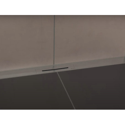 ACO ShowerDrain S+ Plates nerūdijančiojo plieno latako korpusas su grotelėmis, be trapo
