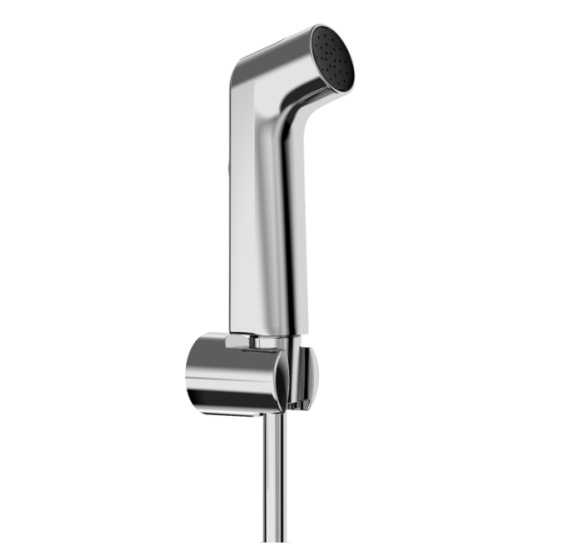 IŠPARDAVIMAS. Hansgrohe bidette dušelis 1jet S EcoSmart su 125 cm dušo žarna, chromo sp.