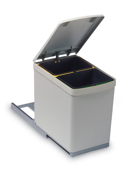 ALVEUS Albio 10, 7,5l+7,5l šiukšliadėžė, 235x380x360