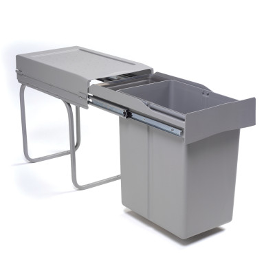 ALVEUS Albio 20 šiukšliadėžė, 21l+1l, 255x455x400