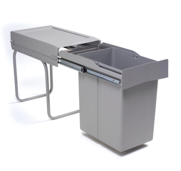 ALVEUS Albio 20 šiukšliadėžė, 21l+1l, 255x455x400