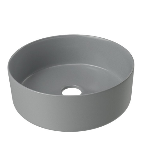 KAMĖ TONDO keraminis praustuvas, matinis pilkas 35cm