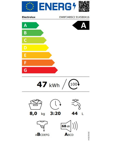 Skalbyklė ELECTROLUX EW8F348SCI