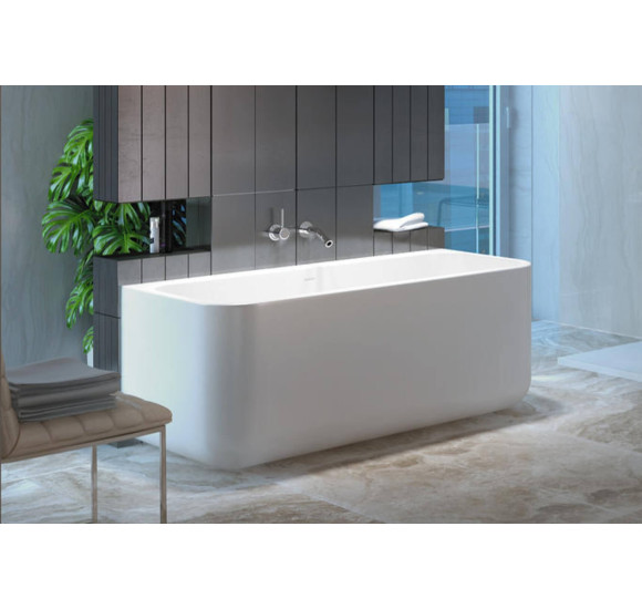 Akmens masės vonia Balteco GAMMA 159x71, balta