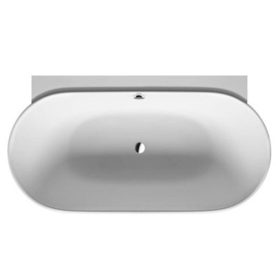 Duravit Luv prie sienos glaudžiama vonia DuraSolid® 1800x950