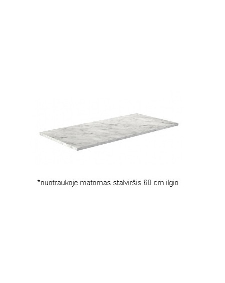 Kame balto marmuro stalviršis (pasirenkami dydžiai)