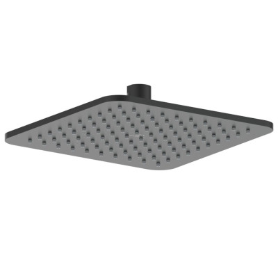 Idealrain Cube kvadratinė 200x200 mm dušo galva, matinė juoda, B0024XG