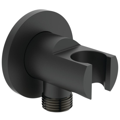Ideal Standard dušo žarnos pajungimo alkūnė su laikikliu, BC807XG