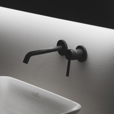 Ideal Standard Ceraline potinkinis praustuvo maišytuvas, juodos matinės spalvos, A6938XG